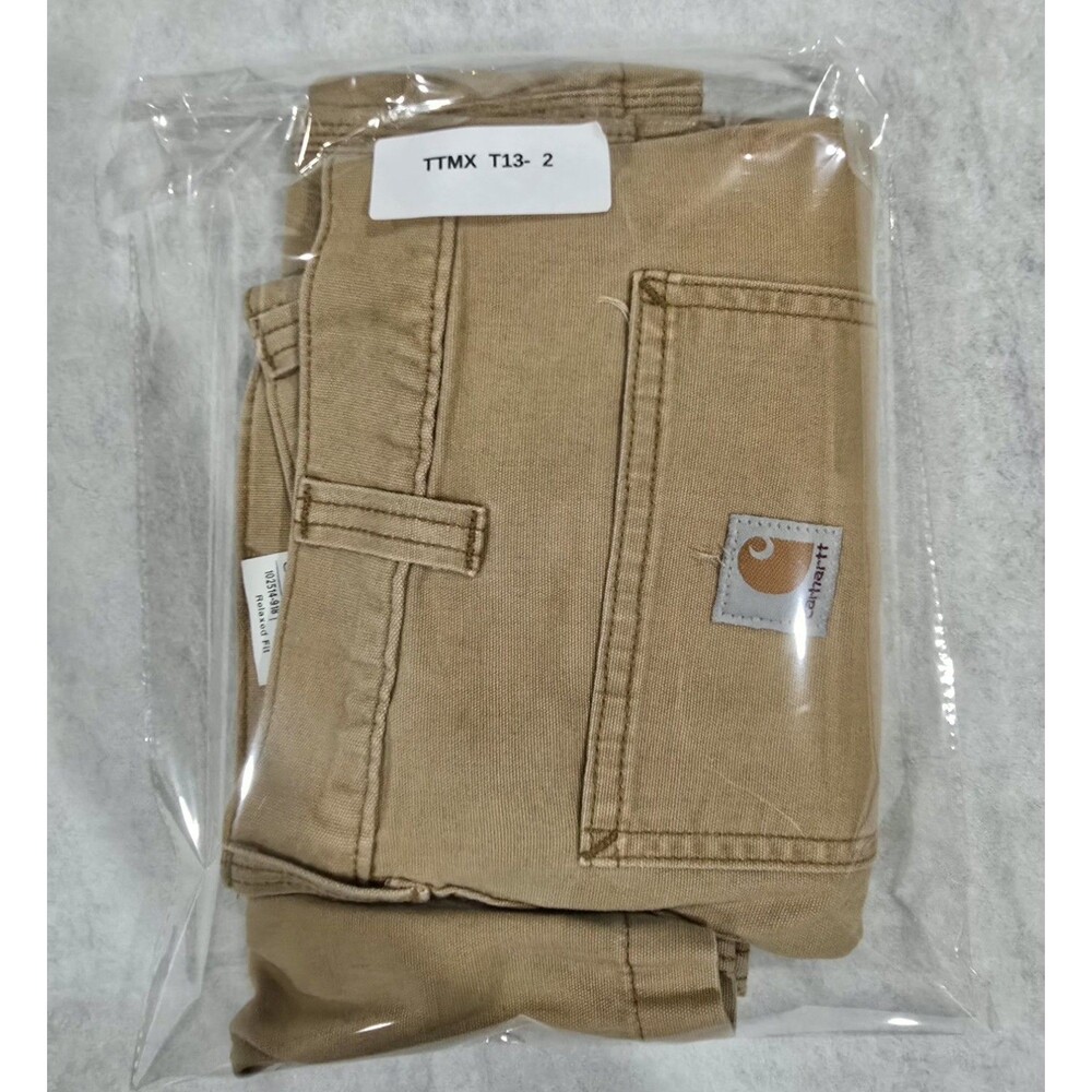 Carhartt Shorts Mens 32 Relaxed Fit Tan Brown Canvas Work Wear Carpenter - Picture 7 of 7